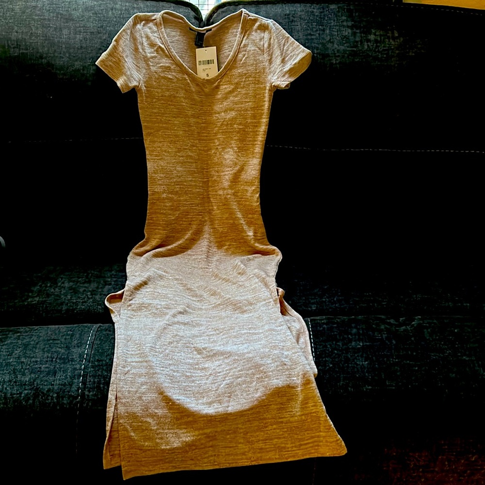 Marled midi dress